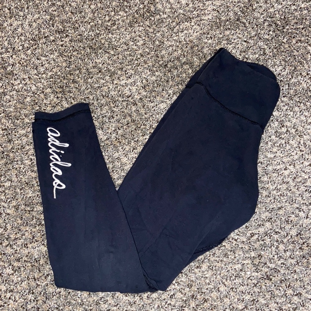 black adidas leggings